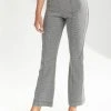 Piper & Scoot The Azlynn Wide Leg Trouser Pant In Grey