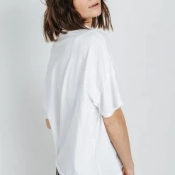 Piper & Scoot Free People: Fearless Tee In Painted White
