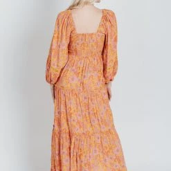 Dresses Piper & Scoot: The Santorini Sweetheart Floral Dress In Pink