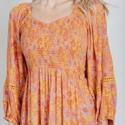 Dresses Piper & Scoot: The Santorini Sweetheart Floral Dress In Pink