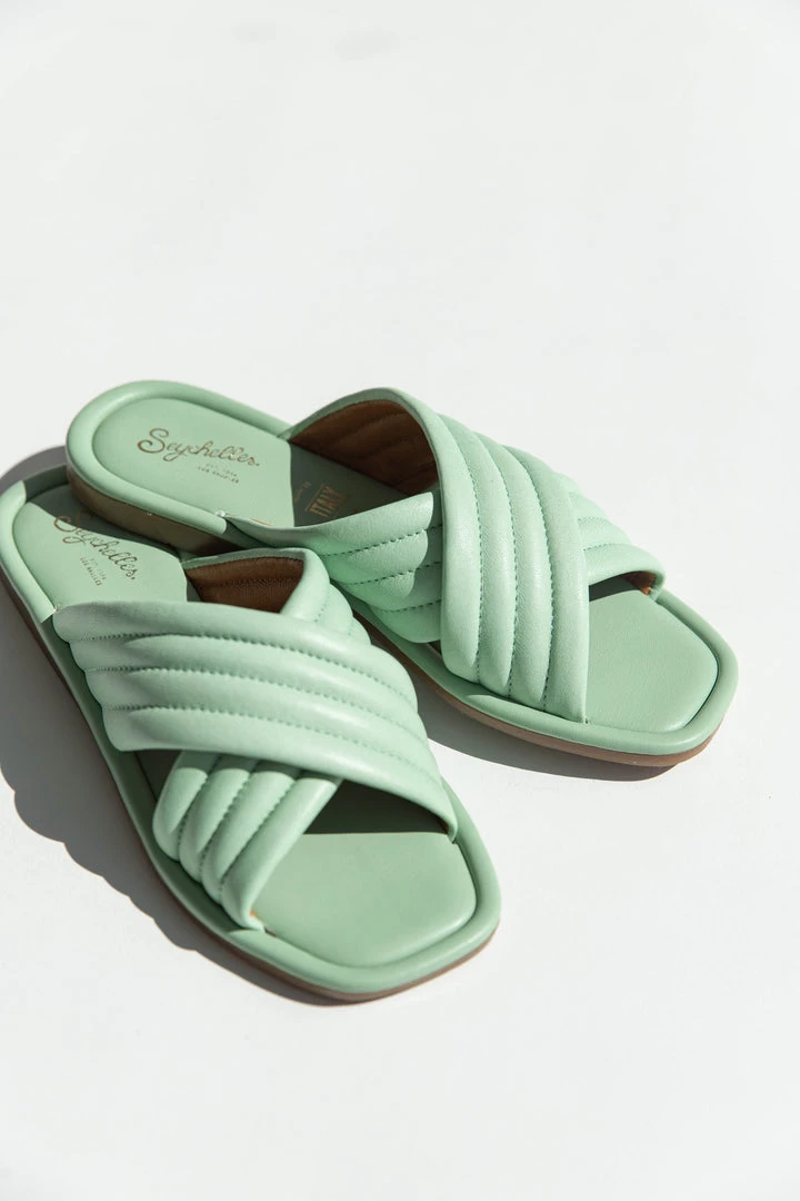 Piper & Scoot Seychelles: Word For Word Sandal In Cucumber Shoes