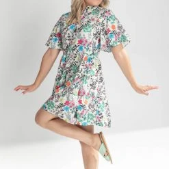 Piper & Scoot The Tilly Floral Dress In Multi Dresses