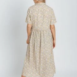 Piper & Scoot The Heidi Collar Dress In Ivory Dresses