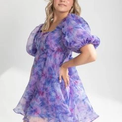 Piper & Scoot Dresses The Nina Detail Dress In Indigo Multi