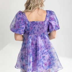 Piper & Scoot Dresses The Nina Detail Dress In Indigo Multi