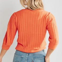 Piper & Scoot Free People: Sloane Cardi In Coral Clay
