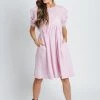 The Sweetheart Puff Sleeve Dress In Lilac