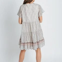 Piper & Scoot The Musgraves Paisley Dress In Sage