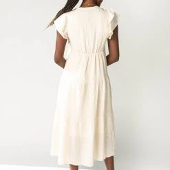 Piper & Scoot The Jennings Tassel Dress In Natural Dresses