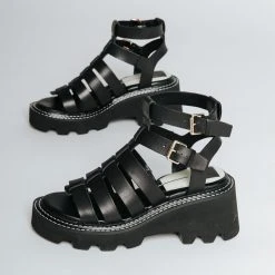 Piper & Scoot Shoes Dolce Vita: Galore Sandals In Black Leather