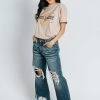 Piper & Scoot: Sun Graphic Tee In Sand