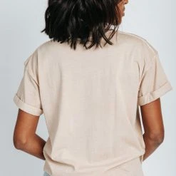 Piper & Scoot: Sun Graphic Tee In Sand