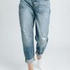 Piper & Scoot Bottoms + Jumpsuits Denim: The High Rise Boyfriend Jean In Medium Blue