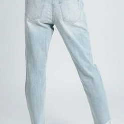 Piper & Scoot Denim: The High Rise Mom Jean In Light Blue