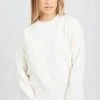 Piper & Scoot The Silvia Textured Pullover In Cream