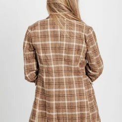 Piper & Scoot The Kat Jacket In Chestnut Plaid