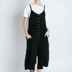 Piper & Scoot Bottoms + Jumpsuits The Patrick Tank Jumpsuit In Black