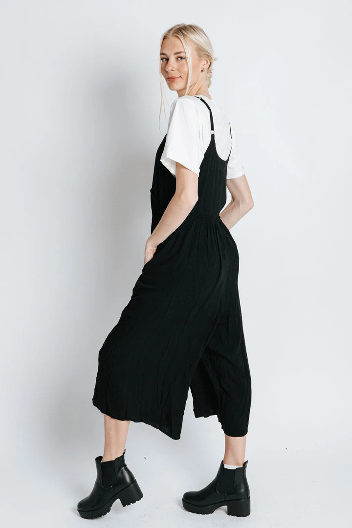 Piper & Scoot Bottoms + Jumpsuits The Patrick Tank Jumpsuit In Black