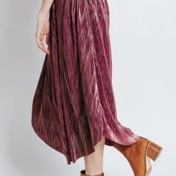 Piper & Scoot The Ugoh Shimmer Skirt In Purple