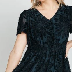 P+S Exclusives Piper & Scoot: The Theater Detail Maxi Dress In Navy