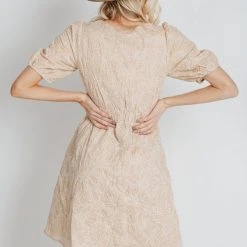 Piper & Scoot Dresses The Lucero Lace All-Over Dress In Natural