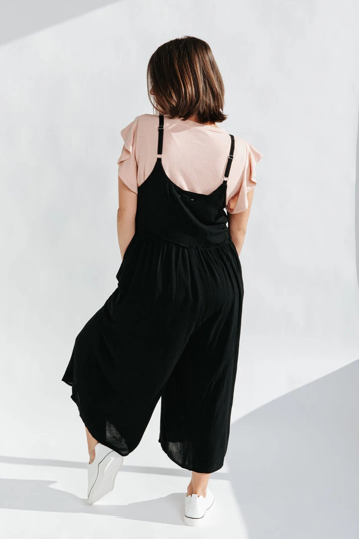 Piper & Scoot Bottoms + Jumpsuits The Patrick Tank Jumpsuit In Black