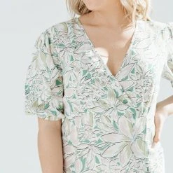 Piper & Scoot Dresses The Ridley Floral Maxi Dress In Cream