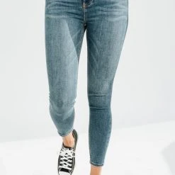 Piper & Scoot Free People: Montana Skinny Jean In Lake Blue