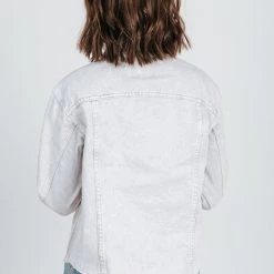 Piper & Scoot Tops The Packer Denim Jacket In Lavender