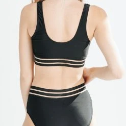 Piper & Scoot SWIM: The Rhea Two Piece Set In Black