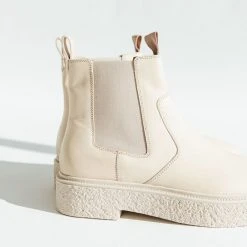 Piper & Scoot Free People: Carmel Chelsea Boot In Vintage Vanilla Shoes