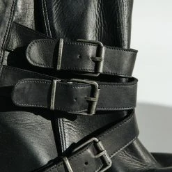 Piper & Scoot Free People: Sunbelt Santa Fe Moto Boots In Black