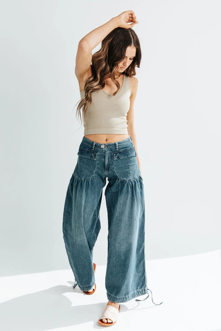 Piper & Scoot Free People: Lotus Jean In Juno