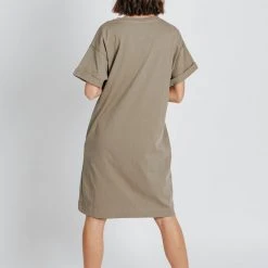 Piper & Scoot The Tyler Casual Dress In Olive