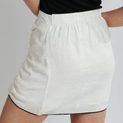 Piper & Scoot The Elmer Embroidered Skirt In Cream