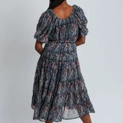 Piper & Scoot Dresses The Adley Belted Detail Dress In Navy