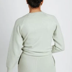 Piper & Scoot The Max Crewneck Sweater In Sage