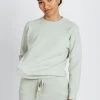 Piper & Scoot The Max Crewneck Sweater In Sage