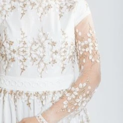 Piper & Scoot The Belnap Lace Detail Dress In White