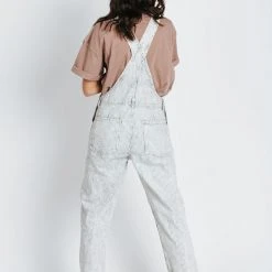 Piper & Scoot Free People: Ziggy Railroad Overalls In Railroad Stripe