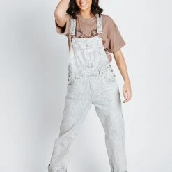 Piper & Scoot Free People: Ziggy Railroad Overalls In Railroad Stripe