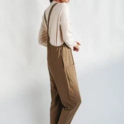 Piper & Scoot: The Truman Pocket Overalls In Olive