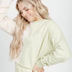 Piper & Scoot The Love Your Earth Pullover In Avocado