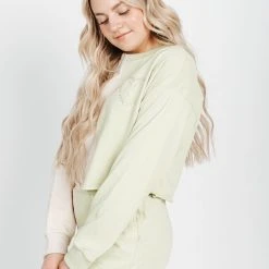 Piper & Scoot The Love Your Earth Pullover In Avocado