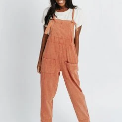 Piper & Scoot: The Truman Pocket Overalls In Clay Bottoms + Jumpsuits