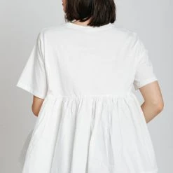 Piper & Scoot The Heaps Peplum In White