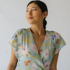 Piper & Scoot The Markell Smocked Dress In Mint