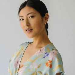 Piper & Scoot The Markell Smocked Dress In Mint