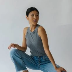 Piper & Scoot Bottoms + Jumpsuits The Derek High Rise Wide Leg Jeans In Light Denim