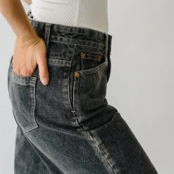 Piper & Scoot The Hanlon High Rise Bermuda Shorts In Acid Black